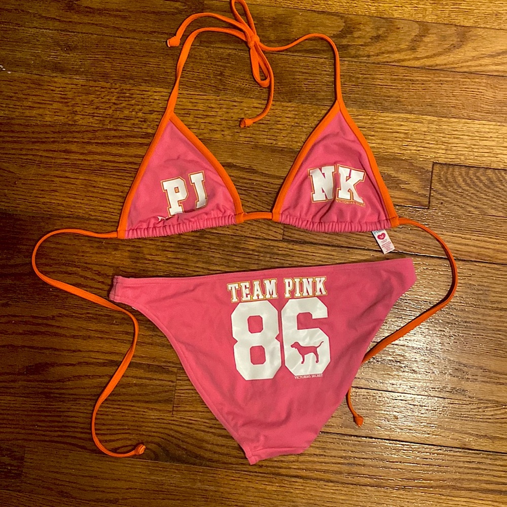 Pink VS pink bikini